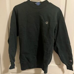 Champion Dark Green Crewneck Sweater